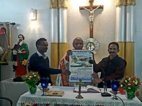 ആർ കെ പുരം സെന്റ് പീറ്റേഴ്സ് സിറോ മലബാർ ഇടവക കലണ്ടർ പ്രകാശനം ചെയ്തു