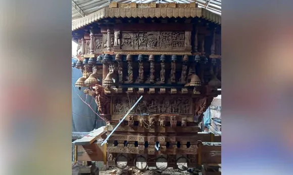 കൽപ്പാത്തി തേര്: അറ്റകുറ്റപണികൾ പുരോഗമിക്കുന്നു   