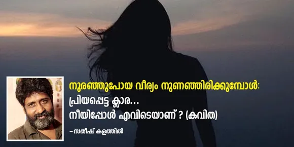 പ്രിയപ്പെട്ട ക്ലാര... നീയിപ്പോൾ എവിടെയാണ് ? (കവിത)