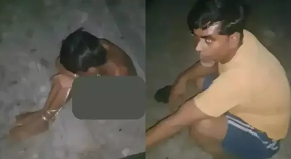 വിവസ്ത്രനാക്കി, കൈകാലുകൾ ബന്ധിച്ച് റെയിൽവേ ട്രാക്കിൽ ഉപേക്ഷിച്ചു; യുപിയിൽ മകനോട് പിതാവിൻ്റെ ക്രൂരത