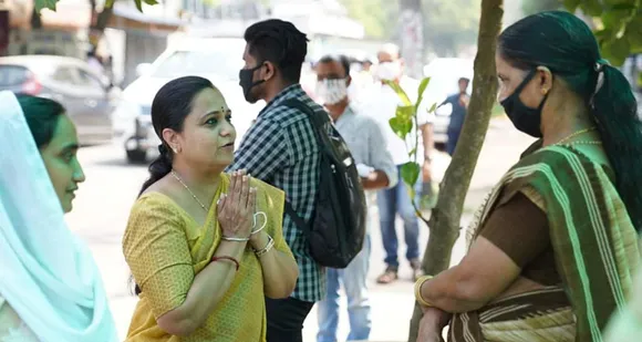 പെരുമ്പാവൂരിൽ പ്രചാരണം ശക്തമാക്കി ട്വന്റി 20 സ്ഥാനാർത്ഥി ചിത്ര സുകുമാരൻ