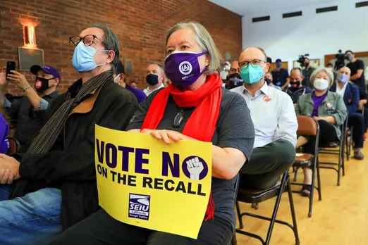 കാലിഫോര്‍ണിയ ഗവര്‍ണറെ തിരിച്ചു വിളിക്കണമെന്ന റിപ്പബ്ലിക്കന്‍ ആവശ്യം തള്ളി വോട്ടര്‍മാര്‍