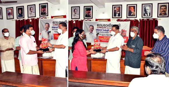 ദേശാഭിമാനി ഡിജിറ്റൽ പ്രചാരകർക്ക് കേളിയുടെ ആദരം