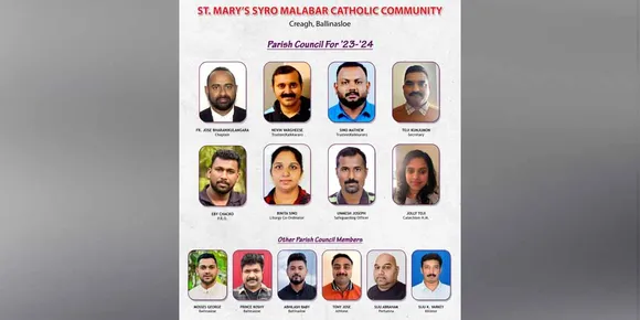 അയർലണ്ട് സീറോ മലബാർ സഭക്ക് ബല്ലിനസ്ലോയിൽ പുതിയ കുർബാന സെൻ്റർ