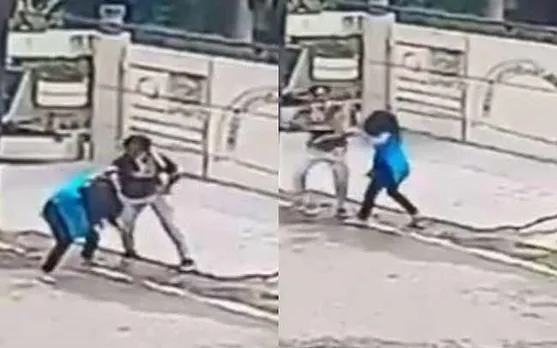 ഫോണ്‍ തട്ടിപ്പറിച്ചയാളെ ധീരമായി നേരിട്ട് പെണ്‍കുട്ടി; വീഡിയോ വൈറല്‍