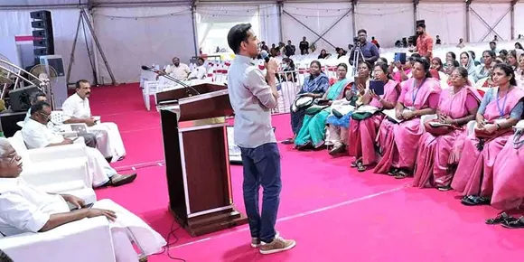 എന്റെ കേരളം പ്രദര്‍ശനവിപണന മേളയില്‍ നിര്‍മ്മിത ബുദ്ധിയുടെ പുതുലോകം തുറന്ന്   വിദ്യാര്‍ഥികള്‍ക്ക് സെമിനാര്‍