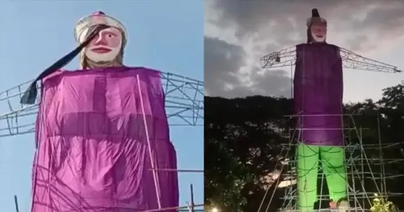 കൊച്ചിന്‍ കാര്‍ണിവലിനൊരുക്കിയ പാപ്പാഞ്ഞിക്ക് പ്രധാനമന്ത്രിയുടെ ഛായ: പ്രതിഷേധവുമായി ബിജെപി