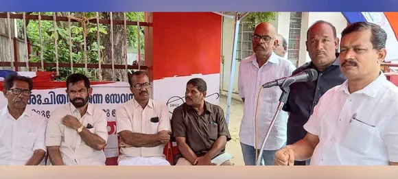 കേരളാ പ്രവാസി സംഘം ചന്ദ്രനഗർ പോസ്റ്റോഫീസിലേക്ക് മാർച്ചും ധർണ്ണയും നടത്തി