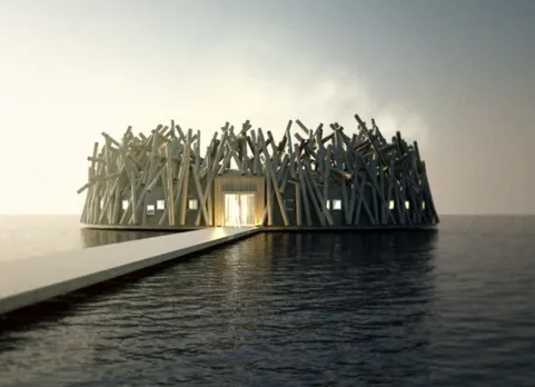 വേനൽക്കാലത്ത് നദിയിലൂടെ ഒഴുകിനടക്കും. തണുപ്പുകാലമാകുമ്പോൾ വെള്ളം ഐസായി ഒരിടത്തുതന്നെ ഉറച്ചുനിൽക്കും - വെള്ളത്തിലൊഴുകുന്ന വിസ്മയ ഹോട്ടൽ ആര്‍ക്ടിക് ബാത്