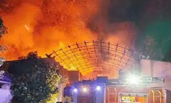 തമിഴ്‌നാട് തിരുപ്പൂരിൽ വൻ തീപിടിത്തം