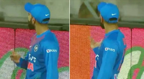 പന്ത് 'പന്ത്' കൈവിട്ടപ്പോള്‍ 'സഞ്ജു സഞ്ജു' വിളിച്ച  കാണികളോട് കയര്‍ത്ത് വിരാട് കോലി