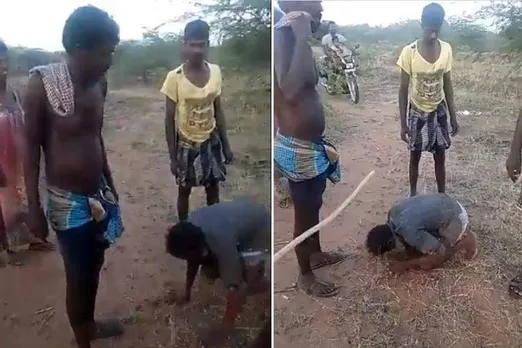 പറമ്പില്‍ ആട് കയറി, ദലിതനെ കാല് പിടിച്ച് മാപ്പ് പറയിച്ചു; ഏഴ് പേര്‍ അറസ്റ്റില്‍