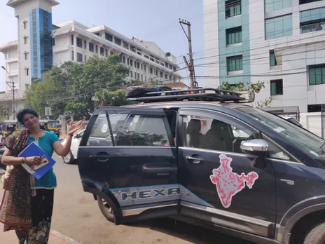 ക്ലീന്‍ ഇന്ത്യ സന്ദേശവുമായി സംഗീത ശ്രീധറിന്റെ സോളോ ഡ്രൈവ്