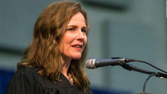 യു.എസ് സെനറ്റ് അംഗീകരിച്ചു; എമി കോണി ബാരറ്റ് സുപ്രീംകോടതി ജഡ്ജിയായി നിയമിതയായി