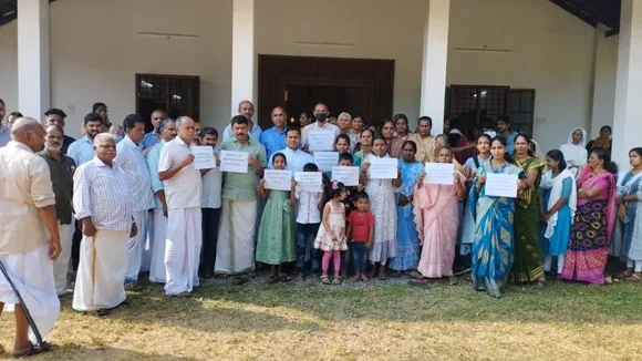 വിശ്വാസ- സമർപ്പിത ജീവിത അവഹേളനത്തിനെതിരെ കോങ്ങാട് ലൂർദ് മാതാ പള്ളിയിൽ പ്രതിഷേധം സംഘടിപ്പിച്ചു