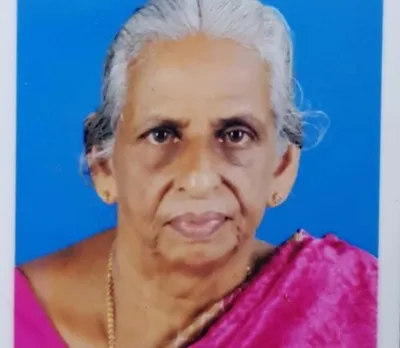 തൊടുപുഴ അമയപ്ര കല്ലാർവേലിൽ ശോശാമ്മ നിര്യാതയായി