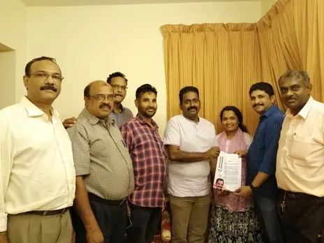 പി മോഹന്‍രാജിന്റെ വിജയത്തിന്ജിദ്ദയില്‍ ഭവനസന്ദര്‍ശനം