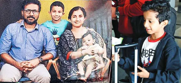 ഒന്നുമറിയാതെ മാധവ് നാട്ടിലെത്തി, ''അച്ഛനും അമ്മയും നാളെവരും''