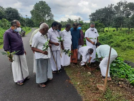 സർക്കാരിന്റെ മരം കൊള്ളക്കെതിരെ മുണ്ടൂർ മണ്‌ഡലം കോൺഗ്രസ് കമ്മിറ്റി വൃക്ഷമഹോത്സവ വാരം ആചരിച്ചു