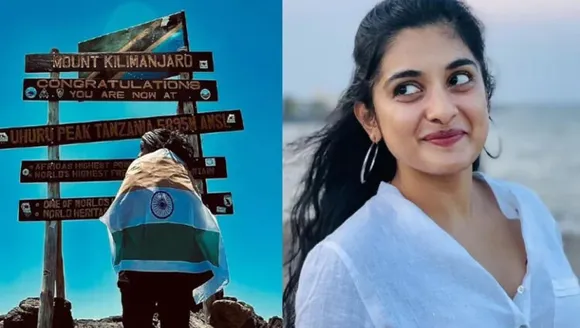 ‘ ഞാൻ അത് നേടി ‘ ; ആഫ്രിക്കയിലെ ഏറ്റവും ഉയരം കൂടിയ കിളിമാഞ്ചാരോ കീഴടക്കി നടി നിവേദ തോമസ്