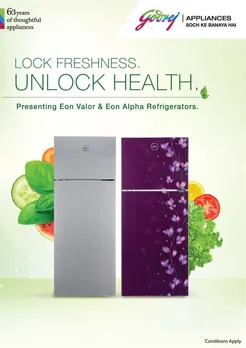 30 ദിവസം വരെ സാധങ്ങൾ കേടു കൂടാതെ സൂക്ഷിക്കാൻ പുതിയ റഫ്രിജറേറ്ററുകളുമായി ഗോദ്റെജ് അപ്ലയന്സസ്