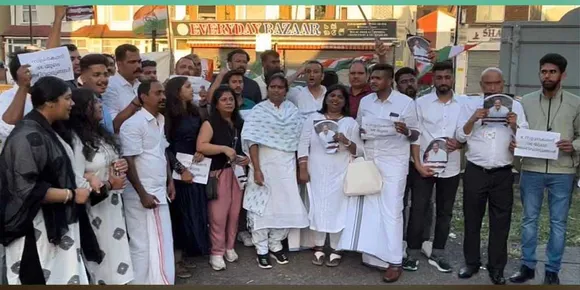 കെ സുധാകരന്റെ അറസ്റ്റിൽ യുകെയിലും പ്രതിഷേധം. രമ്യ ഹരിദാസ് എംപിയെ പങ്കെടുപ്പിച്ച് ഐഒസി യുകെയിൽ വൻ പ്രതിഷേധ യോഗം സംഘടുപ്പിച്ചു