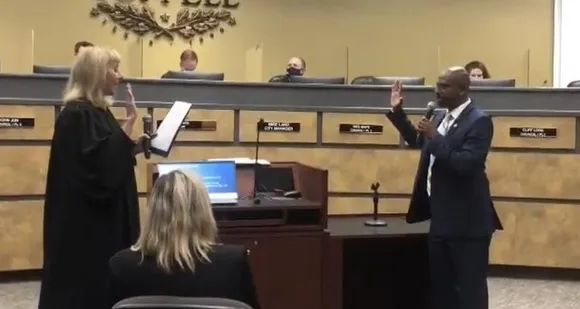 ബിജു മാത്യു കോപ്പേൽ സിറ്റി കൌൺസിൽ അംഗമായി സത്യാ പ്രതിജ്ഞ ചെയ്‌തു