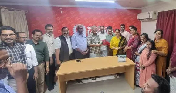ബഹ്റൈന്‍ ഇടത് പക്ഷകൂട്ടായ്മ ബിനോയ് വിശ്വം എം.പിയ്ക്ക് സ്വീകരണം നല്‍കി