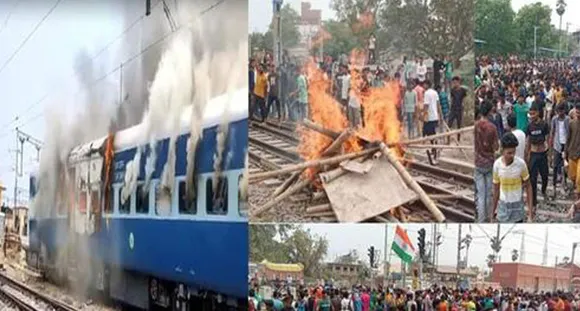 പ്രതിക്ഷേധം തണുപ്പിക്കാൻ കേന്ദ്രം ; ഹ്രസ്വകാല സൈനിക സേവന പദ്ധതിക്കുള്ള ഉയർന്ന പ്രായപരിധി 23 വയസാക്കി