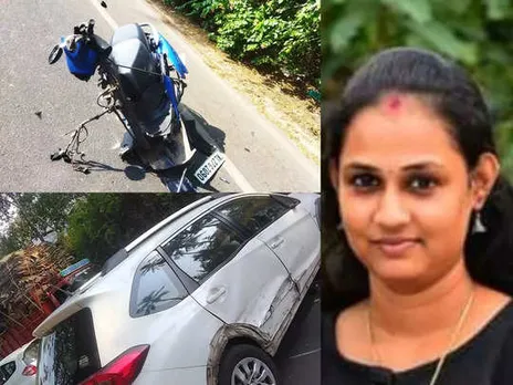 അമിത വേഗതയിൽ വന്ന കാർ സ്കൂട്ടറിൽ ഇടിച്ചുണ്ടായ അപകടത്തിൽ യുവതിക്ക് ദാരുണാന്ത്യം; അഞ്ചു വയസുകാരൻ മകൻ പരിക്കുകളോടെ രക്ഷപ്പെട്ടു
