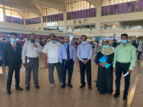 നോർക്ക - ലോക കേരള സഭയുടെ പതിനഞ്ചാമത്തെ ചാർട്ടേർഡ് വിമാനം ദമ്മാമിൽ നിന്നും കൊച്ചിയിലേയ്ക്ക് പറന്നു.