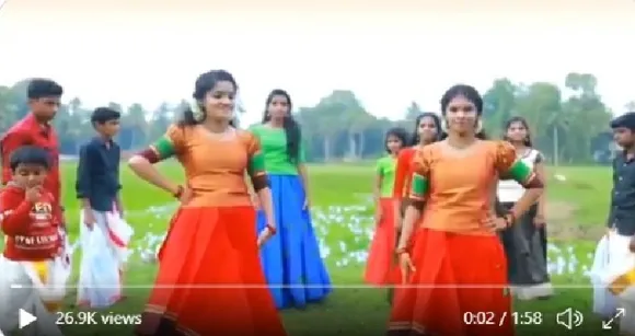 നല്ല അടിപൊളി ഡാന്‍സിന് പാട്ടിന്റെ ഈണം വേണ്ട, ചെണ്ടയുടെ മേളം മാത്രം മതി;  മലയാളി പെണ്‍കുട്ടികളുടെ ചെണ്ടമേള ഡാന്‍സ് വൈറലാകുന്നു