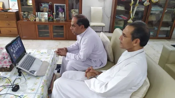 ആര്‍ച്ച്ബിഷപ്പിന്റെ നേതൃത്വത്തില്‍ ഫരീദാബാദ് രൂപതാ മതബോധന സമിതിയുടെ വീഡിയോ കോണ്‍ഫറന്‍സ്