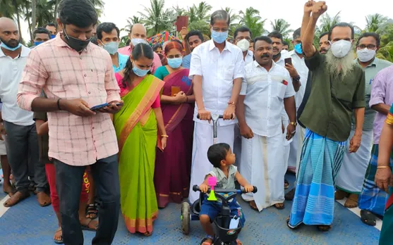 പുനർനിർമ്മാണം നടത്തിയ മലമ്പുഴ വാരണി പാലം എംഎല്‍എ എ. പ്രഭാകരന്‍ ഉദ്ഘാടനം നിര്‍വഹിച്ചു