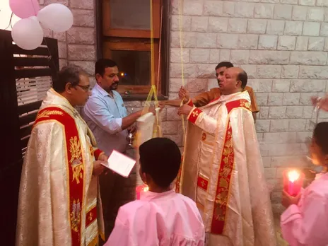 ഡല്‍ഹി ഗുരുഗ്രാം സേക്രഡ് ഹാർട്ട്‌ ഫോറോനാ ദേവാലയത്തിലെ തിരുന്നാളിന് കൊടിയേറി