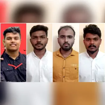 എയർപോർട്ടിൽ നിന്നും യുവാവിനെ തട്ടിക്കൊണ്ടു പോയി മർദ്ദിച്ച കേസിൽ നാലുപേർ പിടിയിൽ