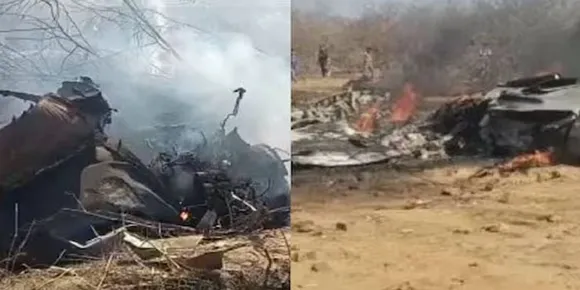 രാജ്യത്ത് തുടരെ വിമാനാപകടങ്ങള്‍; മധ്യപ്രദേശില്‍ 2 യുദ്ധവിമാനങ്ങളും രാജസ്ഥാനില്‍ ചാര്‍ട്ടേട് ഫ്ലൈറ്റും തകര്‍ന്നുവീണു