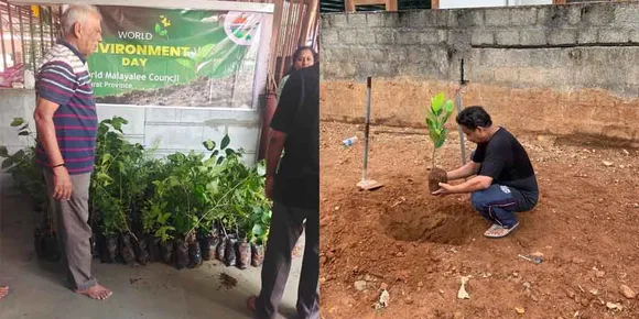 ലോക പരിസ്ഥിതി ദിനാചരണത്തോടനുബന്ധിച്ച് വേൾഡ് മലയാളീ കൌൺസിൽ ഗുജറാത്ത് പ്രൊവിൻസ് വൃക്ഷത്തൈ നട്ടു പിടിപ്പിക്കൽ പരിപാടി സംഘടിപ്പിച്ചു