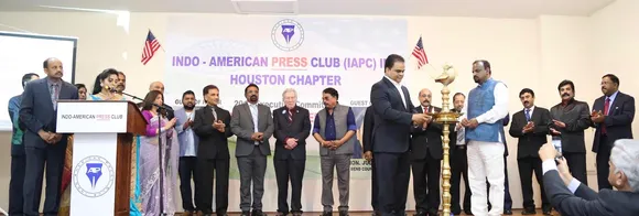 ഇൻഡോ- അമേരിക്കൻ പ്രസ് ക്ളബ്ബിന്റെ ഹൂസ്റ്റൺ ചാപ്റ്ററിന്റെ പ്രവർത്തനോൽഘാടനം പ്രൗഢ ഗംഭീരം