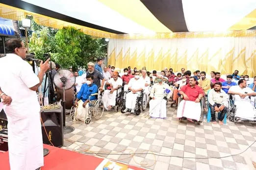 വീൽ ചെയറിൽ ജീവിതം തളച്ചിട്ടപ്പെട്ടവരുടെ ഭിന്നശേഷി സംഗമം: രാജ്മോഹൻ ഉണ്ണിത്താൻ എം പി. ഉദ്ഘാടനം ചെയ്തു