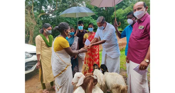 മലമ്പുഴ ഗ്രാമപഞ്ചായത്ത് കുടുംബശ്രീ - പി.കെ. കാളൻ പദ്ധതി; എംഎൽഎ എ. പ്രഭാകരൻ ഉദ്ഘാടനം നിർവ്വഹിച്ചു