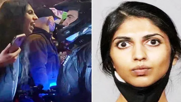 ബൈഡന്‍ അനുകൂലികളുടെ റാലിക്കിടെ പൊലീസുകാരന്റെ മുഖത്ത് തുപ്പിയ ഇന്ത്യന്‍ വംശജ യുഎസില്‍ അറസ്റ്റില്‍