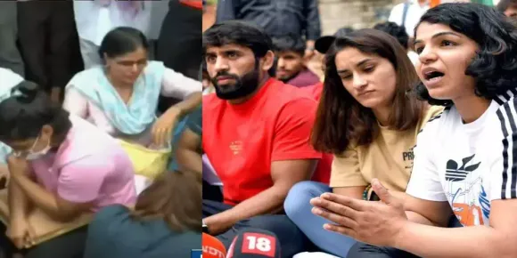 കരഞ്ഞ് തളർന്ന് ഗുസ്തി താരങ്ങൾ: മെഡലുകളുമായി ഗംഗാതീരത്ത്, മൗനം വെടിയാതെ കേന്ദ്രസർക്കാർ