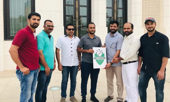 അബൂദാബി മുളിയാർ കെഎംസിസി ബ്ലാസ്റ്റേഴ്സ് ലോഗോ പ്രകാശനം ചെയ്തു