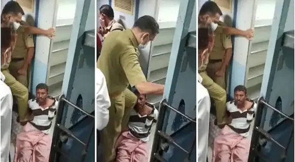 മദ്യപിച്ച് രണ്ട് പേർ പ്രശ്നമുണ്ടാക്കുന്നതായി യാത്രക്കാർ അറിയിച്ചു; ഒരു യാത്രക്കാരൻ തീർത്തും മോശം അവസ്ഥയിലായിരുന്നു, ഒരു യാത്രക്കാരൻ രണ്ട് പെൺകുട്ടികൾ ഇരുന്ന സ്ഥലത്തിരുന്നു; ഇയാളെ മാറ്റുന്നതിനിടയിൽ നിലത്ത് വീണു; അതിനിടയിലാണ് ഷൂസുകൊണ്ട് എഎസ്ഐ ചവിട്ടിയത്; കണ്ണൂര്‍ സംഭവത്തില്‍ പ്രാഥമിക റിപ്പോർട്ട്