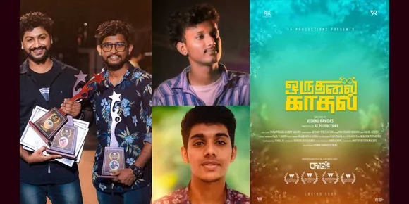 വിഷ്ണു രാംദാസ് സംവിധാനം ചെയ്യുന്ന പുതിയ തമിഴ് മ്യൂസിക്ക് വീഡിയോ "ഒരു തലയ് കാതൽ" ടൈറ്റിൽ പോസ്റ്റർ റിലീസ് ആയി