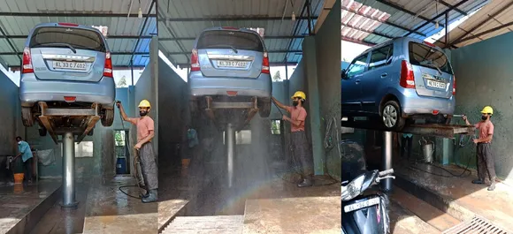 ബിരുദവും ബിരുദാനന്തര ബിരുദവും കൊണ്ട് വിശപ്പ് മാറില്ലല്ലോ ! മാതാപിതാക്കളെയും ഭാര്യയെയും കുഞ്ഞിനേയും പട്ടിണിക്കിടാനാകില്ല; കോവിഡ് മൂലം ജോലി നഷ്ടമായ സിനിമാ നടനും അധ്യാപകനുമായ യുവാവ് കുടുംബം പോറ്റുന്നത് കാര്‍ വാഷ് സെന്ററില്‍ വാഹനങ്ങള്‍ കഴുകി !