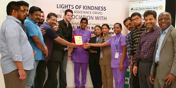 ഹമദ് ടൗണ്‍ അൽ ഹിലാൽ മൾട്ടി സ്പെഷ്യാലിറ്റി മെഡിക്കൽ സെന്‍ററും ലൈറ്റ്‌സ് ഓഫ് കൈൻഡ്നെസും സംയുക്തമായി സൗജന്യ മെഡ‍ിക്കല്‍ ക്യാമ്പ് സംഘടിപ്പിച്ചു