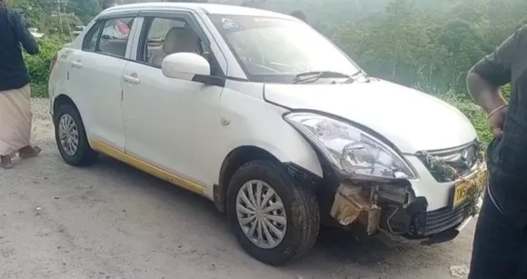 പീരുമേട്ടിൽ അയ്യപ്പ ഭക്തര്‍ സഞ്ചരിച്ച കാര്‍ മറ്റൊരു കാറുമായി കൂട്ടിയിടിച്ചു