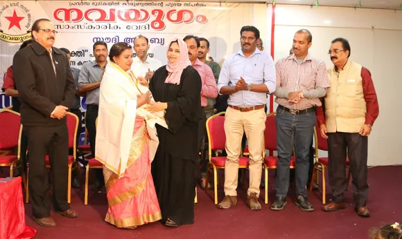 നാരീശക്തിപുരസ്‌ക്കാര ജേതാവ് മഞ്ജു മണിക്കുട്ടന് പ്രവാസലോകത്തിന്‍റെ ആദരം.